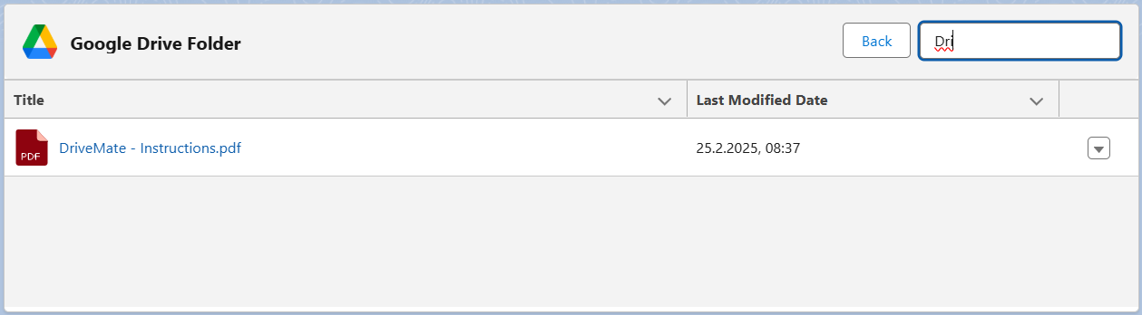 DriveMate component search